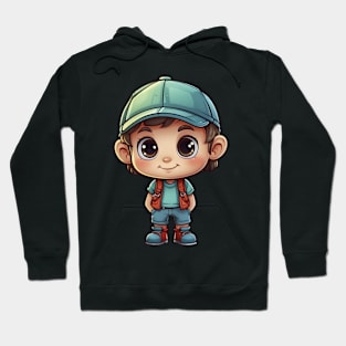 Cute Happy Camper Kid Hoodie